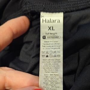 HALARA Black XL Full-Length High-Waist Leggings